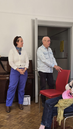 Conférence sur Adélaïde Hautval à l'Eglise protestante unie de Nice Saint-Esprit aux côtés de Daniel Wancier 