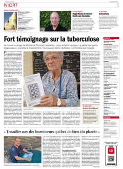 Fort témoignage sur la tuberculose