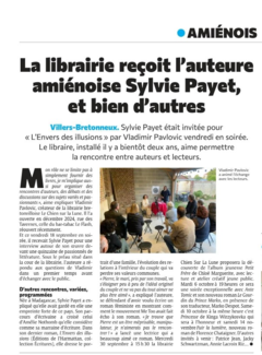 La librairie de Villers-Bretonneux reçoit l’auteure amiénoise Sylvie Payet