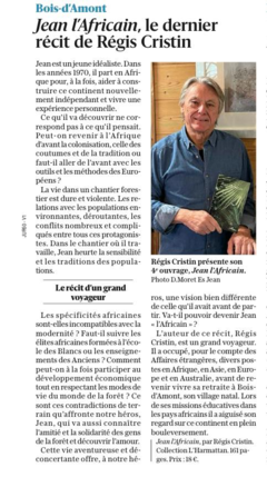 Jean l'Africain, le dernier récit de Régis Cristin