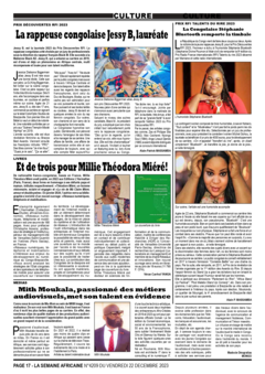 Et de trois pour Millie théodora Miéré!