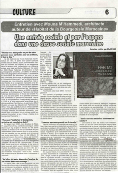 Entretien avec l'auteur dans L'Opinion du 26 avril 2013