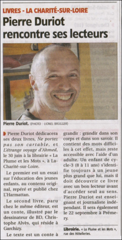 Signatures à La-Charité-sur-Loire