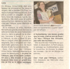 Article paru dans Ouest France