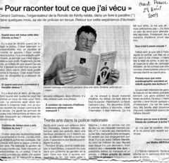 Pour raconter tout ce que j'ai vécu