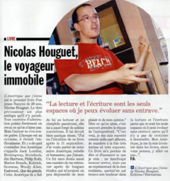 Nicolas Houguet, le voyageur immobile