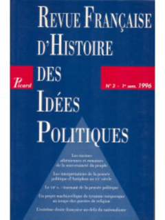 Revue française d'histoire des idées politiques - 3