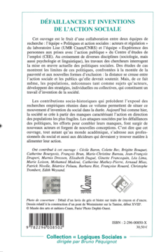 Défaillances et inventions de l'action sociale