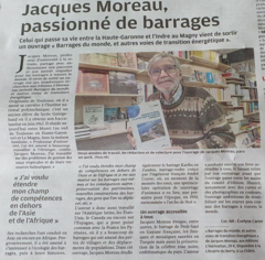 Jacques Moreau, passionné de barrages