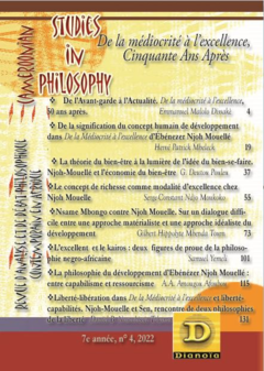 Cameroonian Studies in Philosophy 4