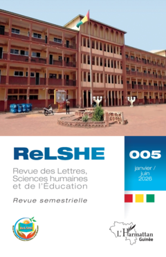 Revue des Lettres, Sciences humaines et de l’Éducation N° 005, janvier - juin 2026