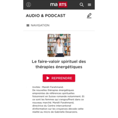 Le faire-valoir spirituel des thérapies énergétiques - radio