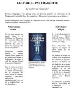 Compte-rendu de lecture