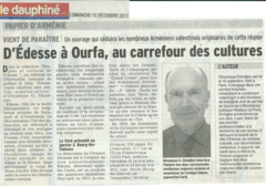 Le Dauphiné du 15.12.2013