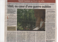 Le Populaire du Centre, 9 novembre 2012