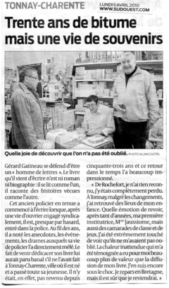 Trente ans de bitume mais une vie de souvenirs