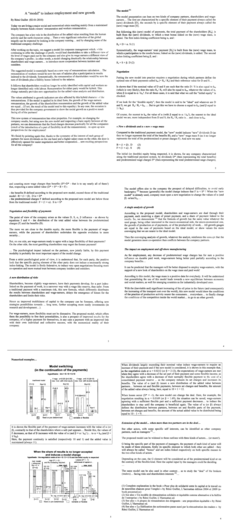 A new model to induce a new growth