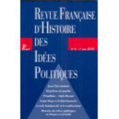 Revue française d'histoire des idées politiques - 31