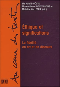 Ethique et significations
