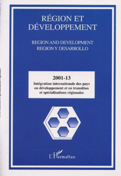 INTÉGRATION INTERNATIONALE DES PAYS EN DÉVELOPPEMENT ET EN TRANSITION ET SPÉCIALISATIONS RÉGIONALES