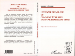 L'ENFANT DU MILIEU OU COMMENT ETRE SEUL DANS UNE FRATRIE DE TROIS