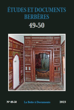 Etudes et documents bèrberes 49-50