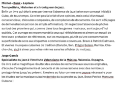 Avis de Michel Bunk Laplace sur Facebook