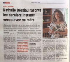 Nathalie Boutiau raconte les derniers instants vécus avec sa mère