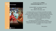 Cahiers d'ethnomusicologie