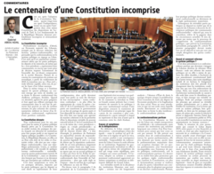 Le centenaire d'une constitution incomprise