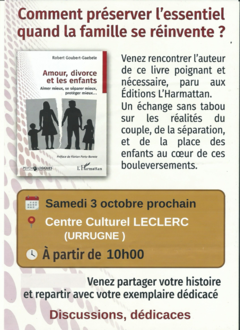 Dédicace Espace culturel - Urrugne
