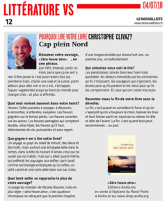 Zéro heure zéro, pourquoi lire votre livre Christophe Clivaz?