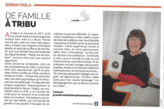 article de presse sur l'ouvrage 