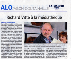 Richard Vitte à la Médiathèque de Gouville sur mer