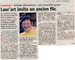 Article paru dans