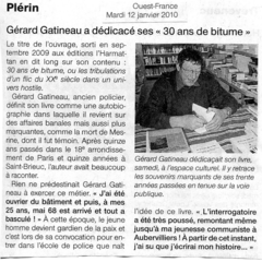 Gérard Gatineau a dédicacé ses