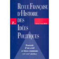 Revue française d'histoire des idées politiques - 32