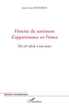Histoire du sentiment d'appartenance en France