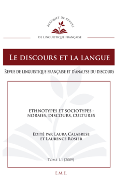 Ethnotypes et sociotypes : normes, discours, cultures