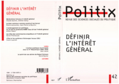 DEFINIR L'INTERET GÉNÉRAL