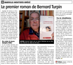 Le premier roman de Bernard Turpin