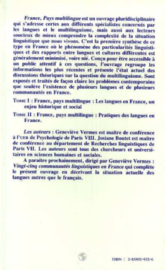 France, pays multilingue