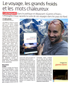 Le voyage, les grands froids et les mots chaleureux