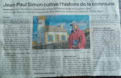 Jean-Paul Simon cultive l'histoire de la commune
