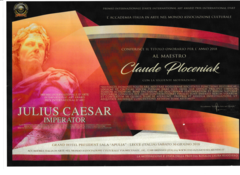 Claude Plocieniak reçoit le prix Julius César pour son livre