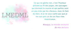 le monde enchanté de mes lectures