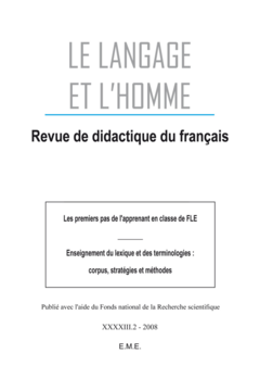 Les Premiers pas de l'apprenant en classe de FLE