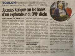 Un si pesant voyage - Var Matin