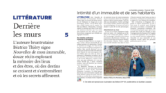 Derrière les murs Intimité d’un immeuble et de ses habitants