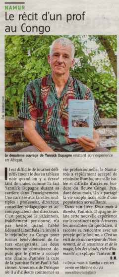 Récit d'un prof au Congo